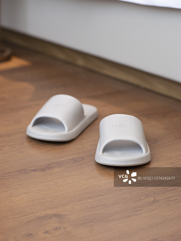 床尾一次性拖鞋图片素材