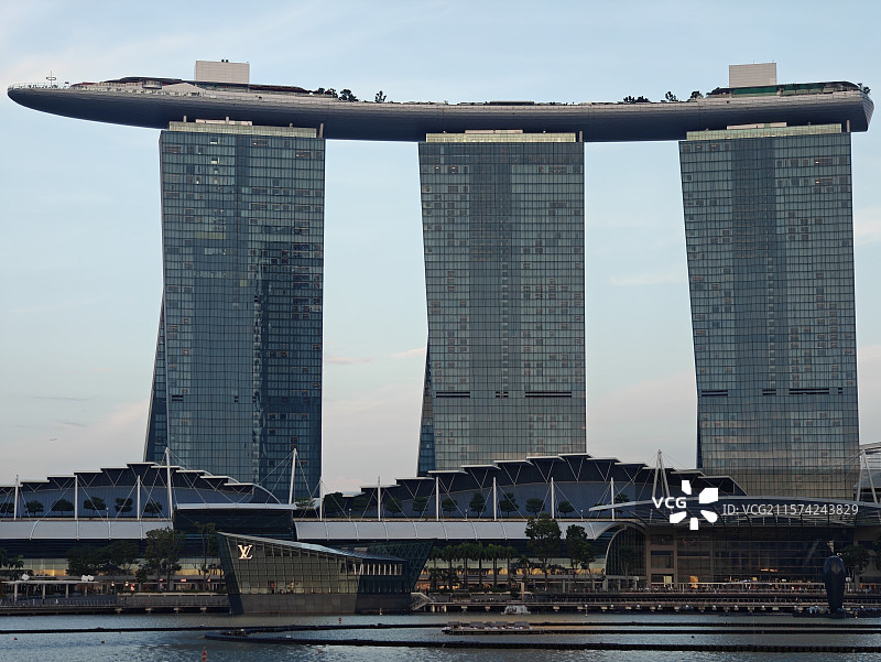 新加坡中心区域城市风光图片素材