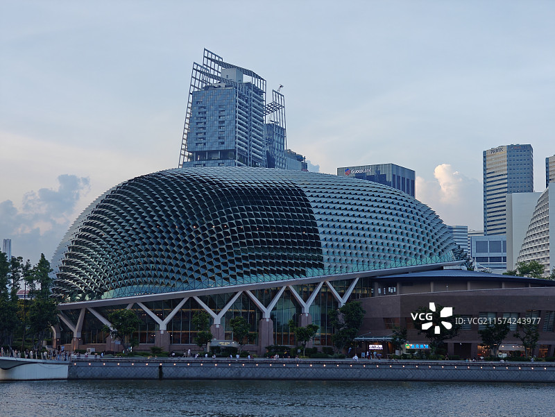 新加坡中心区域城市风光图片素材