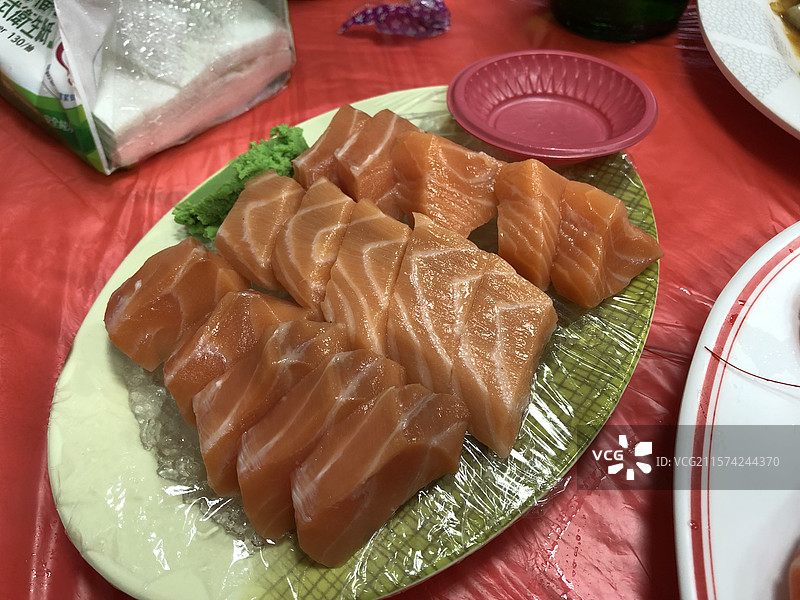 餐厅菜品海鲜蛏子虾螃蟹三文鱼鱼塘蛋饼粥青菜图片素材