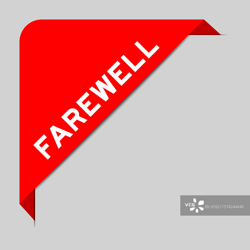 带有文字的红色角标横幅图片素材