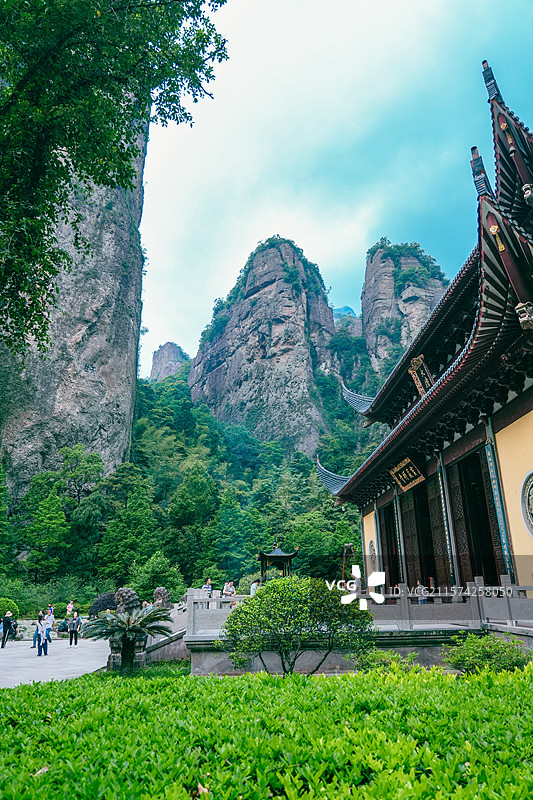 雁荡山风景区灵岩景区图片素材