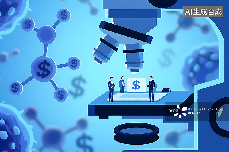 【AI数字艺术】商务场景插画背景图片素材