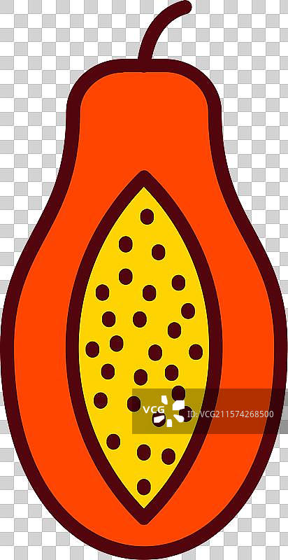 木瓜图标设计图片素材