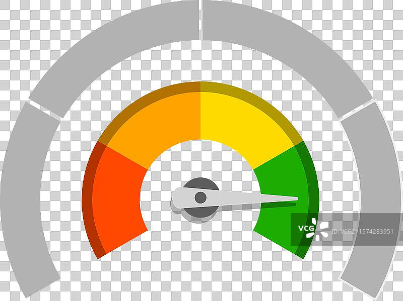 颜色计模板 圆形箭头仪表指示器图片素材