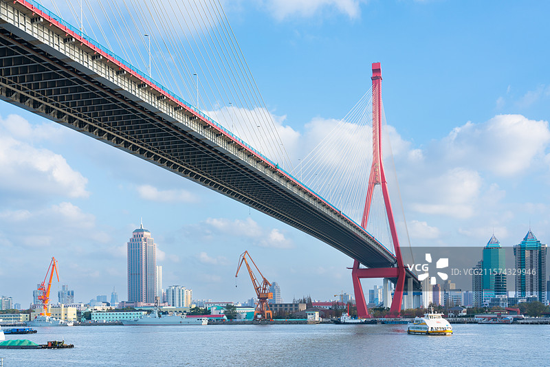 杨浦大桥图片素材