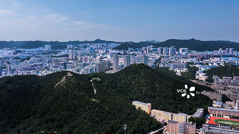 辽宁省大连市甘井子区的城市建设新貌图片素材