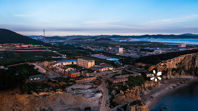 辽宁省大连市旅顺口区西湖咀双岛湾景区图片素材