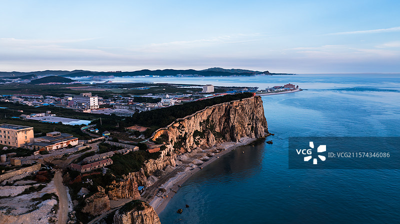 辽宁省大连市旅顺口区西湖咀双岛湾景区图片素材