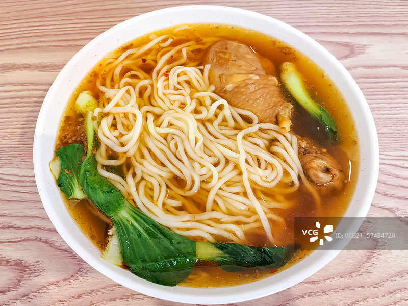 鸡腿面特写图片素材