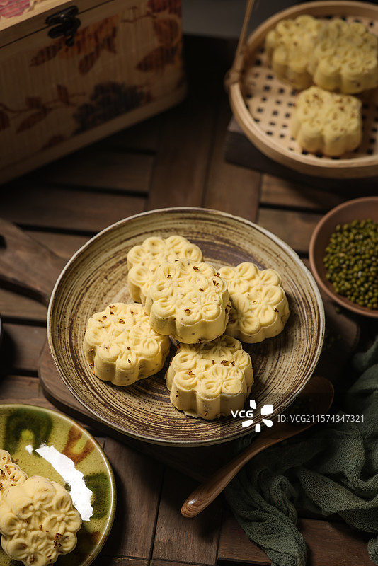 绿豆糕图片素材