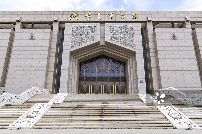 2025.6.15，宁夏博物馆，汽车广告背景图。图片素材