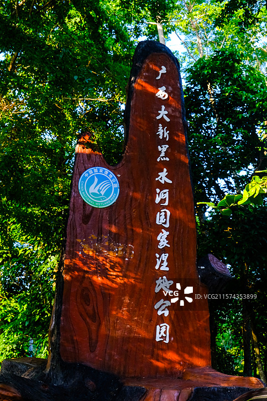 中国广西壮族自治区崇左市大新县洞那屿湾国家4A级景区，大新县黑水河国家湿地公园，中国南方喀斯特，图片素材