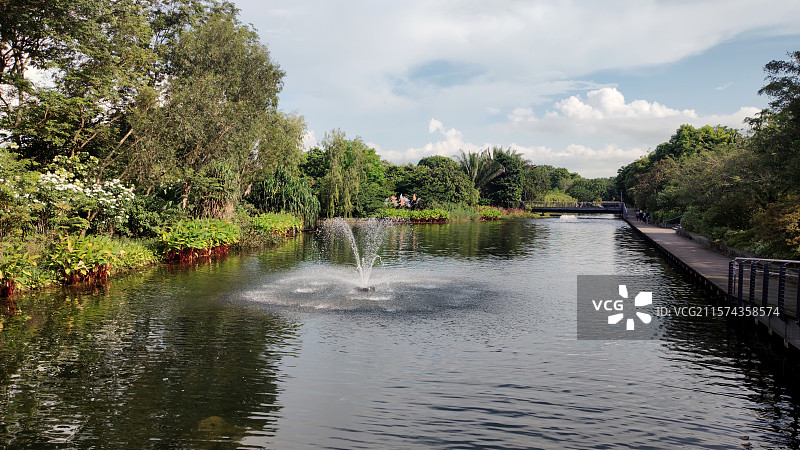新加坡滨海湾花园风光图片素材