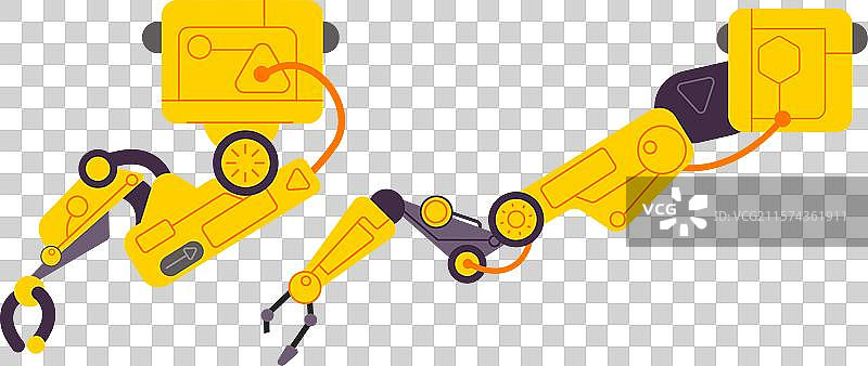 工业机器人手臂工厂自动化图片素材