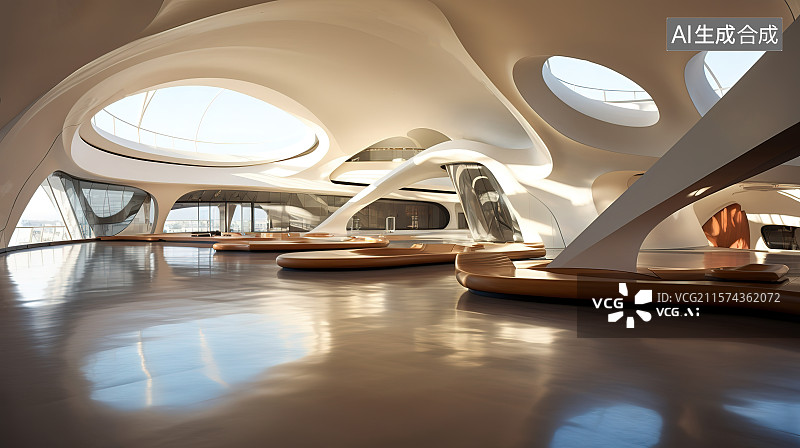 【AI数字艺术】室内空间图片素材