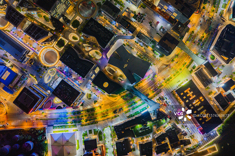 2025西岸滨江 西岸梦中心航拍图片素材