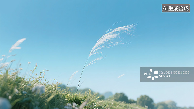 【AI数字艺术】晴野图片素材