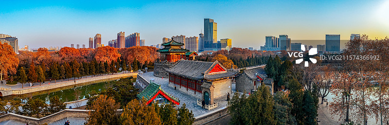 邯郸 丛台区 中华北大街 丛台公园 城市图片素材