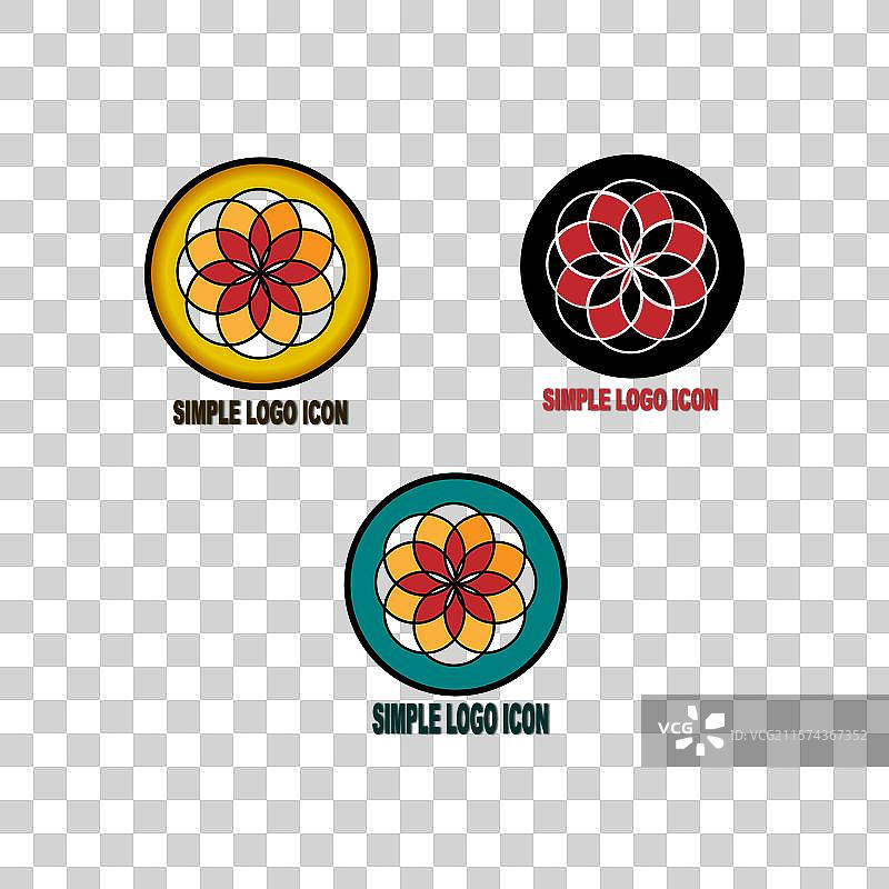 奢华的独特图标高级标志模板图片素材