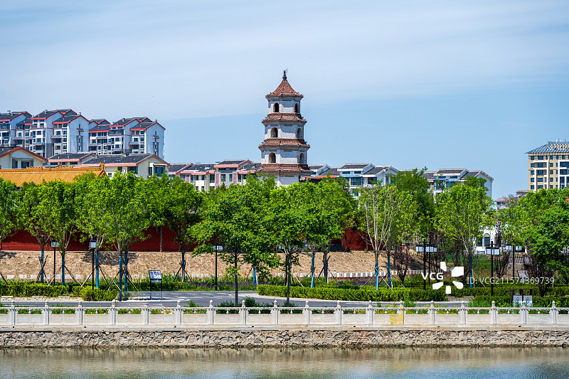 河北衡水 冀州 竹林寺旅游风景区 灵秀山庄风景区图片素材