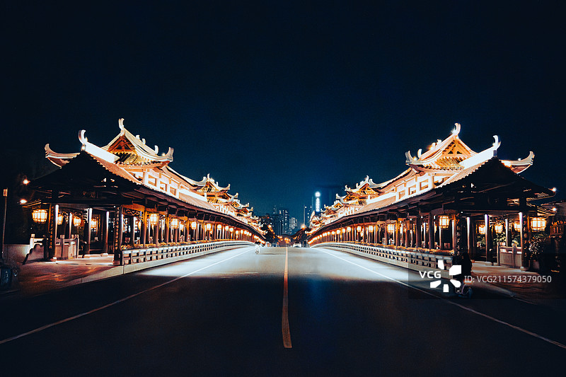 湖南常德 七里桥图片素材