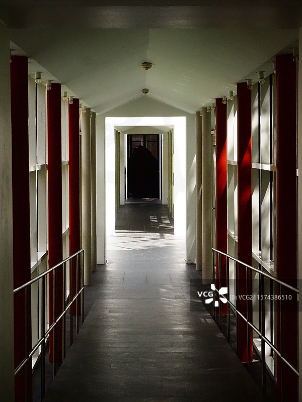 丹麦国立博物馆连廊图片素材