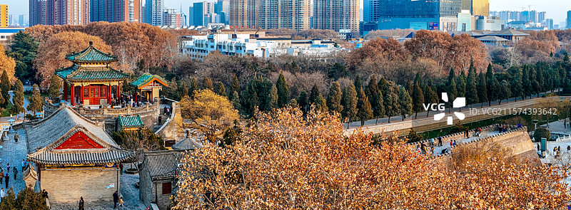 邯郸 丛台区 中华北大街 丛台公园 城市图片素材