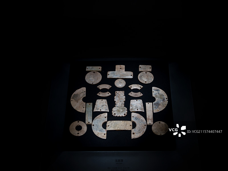 玉面罩（西汉）徐州子房山三号墓出土，徐州博物馆图片素材