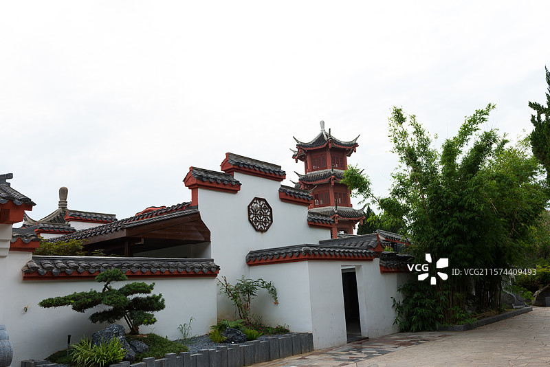 湖北襄阳文园建筑外部图片素材