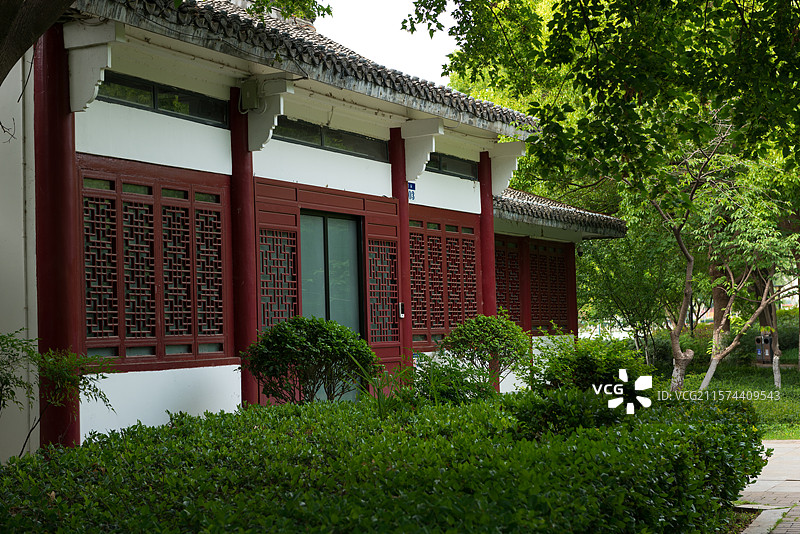 湖北襄阳文园建筑外部图片素材