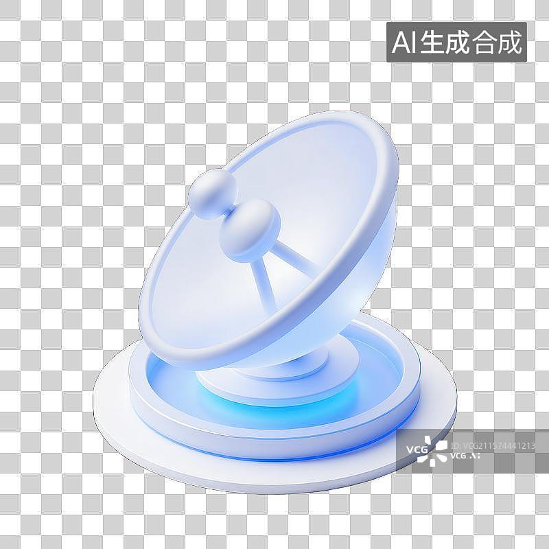 【AI数字艺术】科技时代的雷达信号塔图片素材