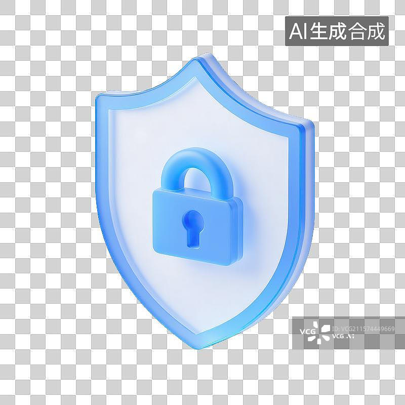 【AI数字艺术】网络安全坚实后盾图片素材