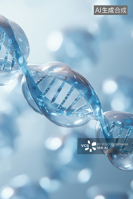 【AI数字艺术】分子DNA图片素材