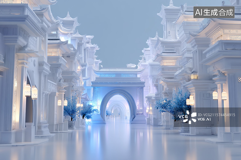 【AI数字艺术】国风意境禅意背景图片素材