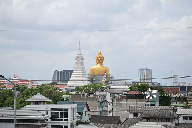 曼谷水门寺大佛图片素材