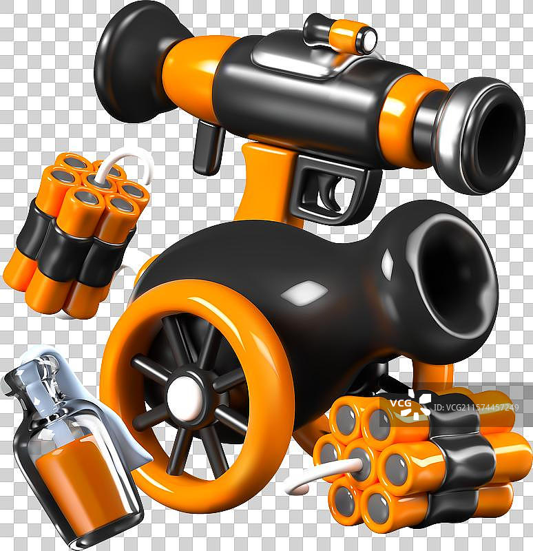火箭筒 轮式炮 炸药棒 燃烧瓶图片素材