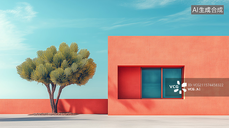 【AI数字艺术】现代建筑外部场景图片素材