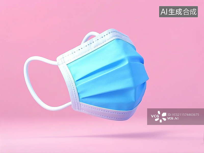 【AI数字艺术】3D卡通口罩图片素材