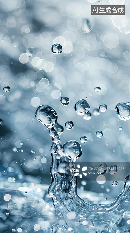 【AI数字艺术】纯净的水图片素材