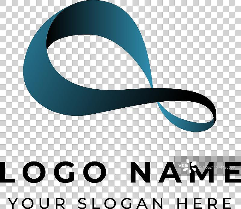 抽象无限或无尽的未来派标志图片素材