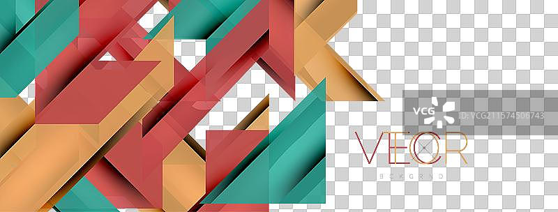 速度与运动的几何背景彩色线条图片素材