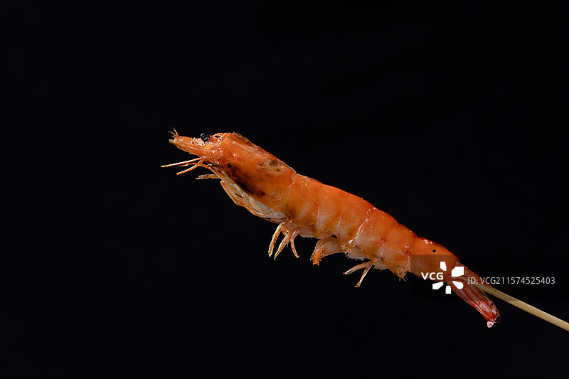 日式烧烤烧鸟串 烤虾图片素材