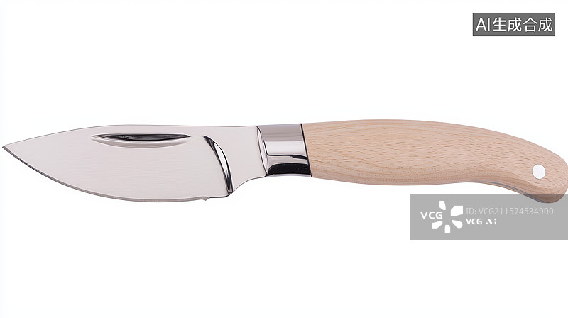 【AI数字艺术】木柄刀具厨房场景图片素材
