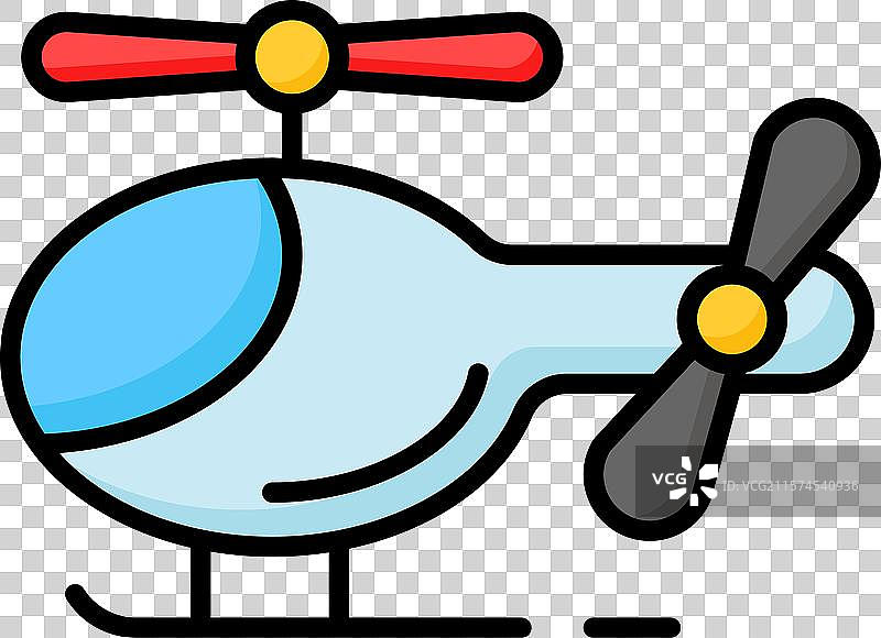 下载这个时尚的直升机玩具图标图片素材