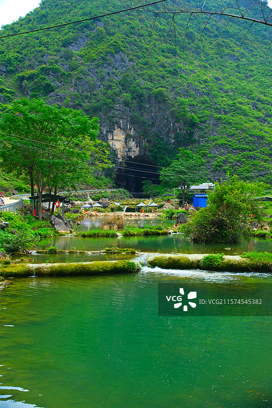 广西山水美如画，避暑圣地图片素材