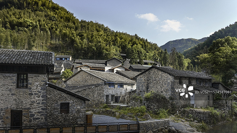 温州泽雅水碓坑村图片素材