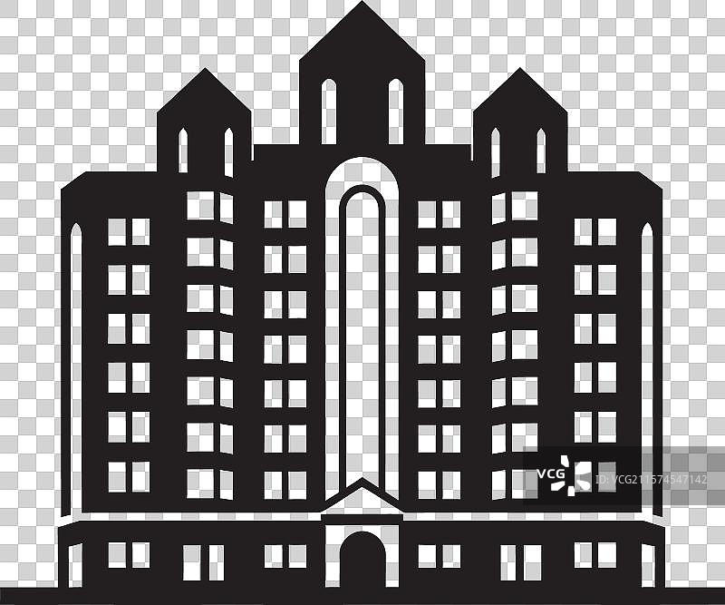 雕塑般的天际线梦想，黑玛瑙工艺，城市的壮丽图片素材