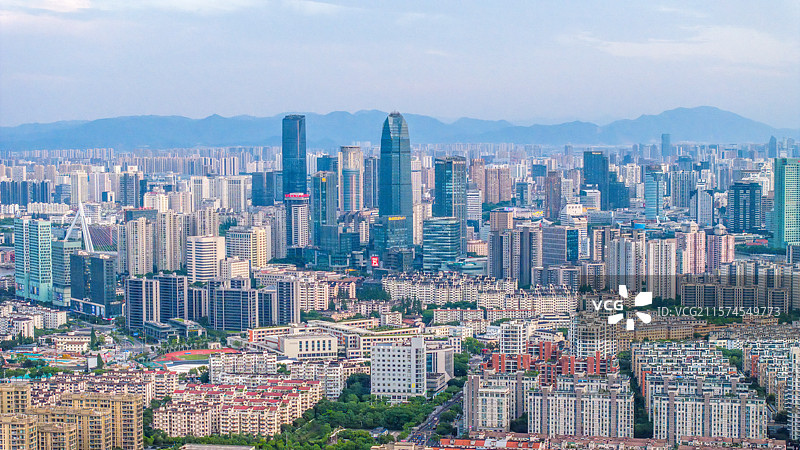 宁波市中心江北绿地中心图片素材