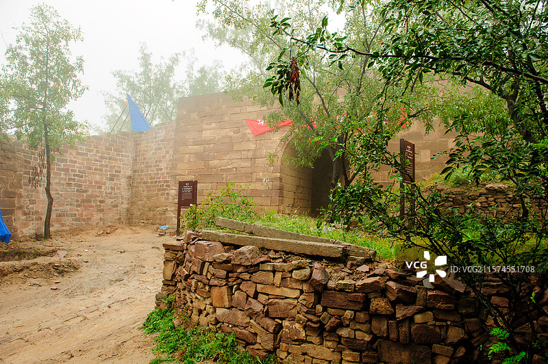 中国位于陕西省榆林市吴堡县吴堡石城图片素材